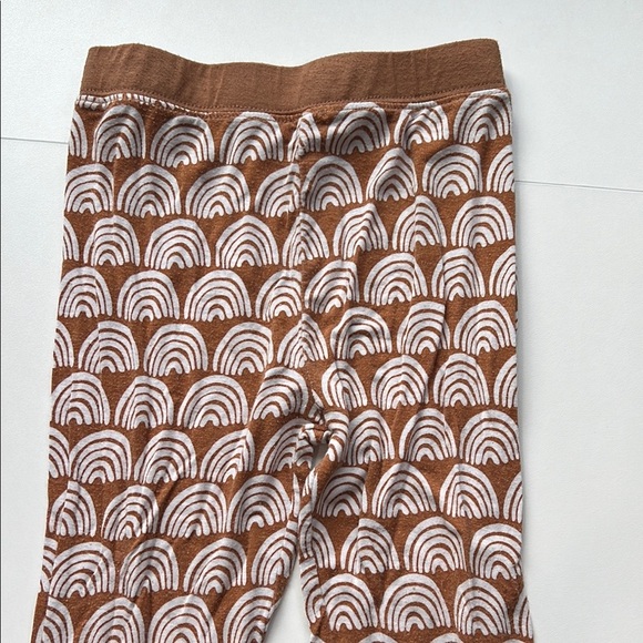 Little Sleepies Kids Brown and White Patterned PJ Pants 3T - Picture 2 of 5